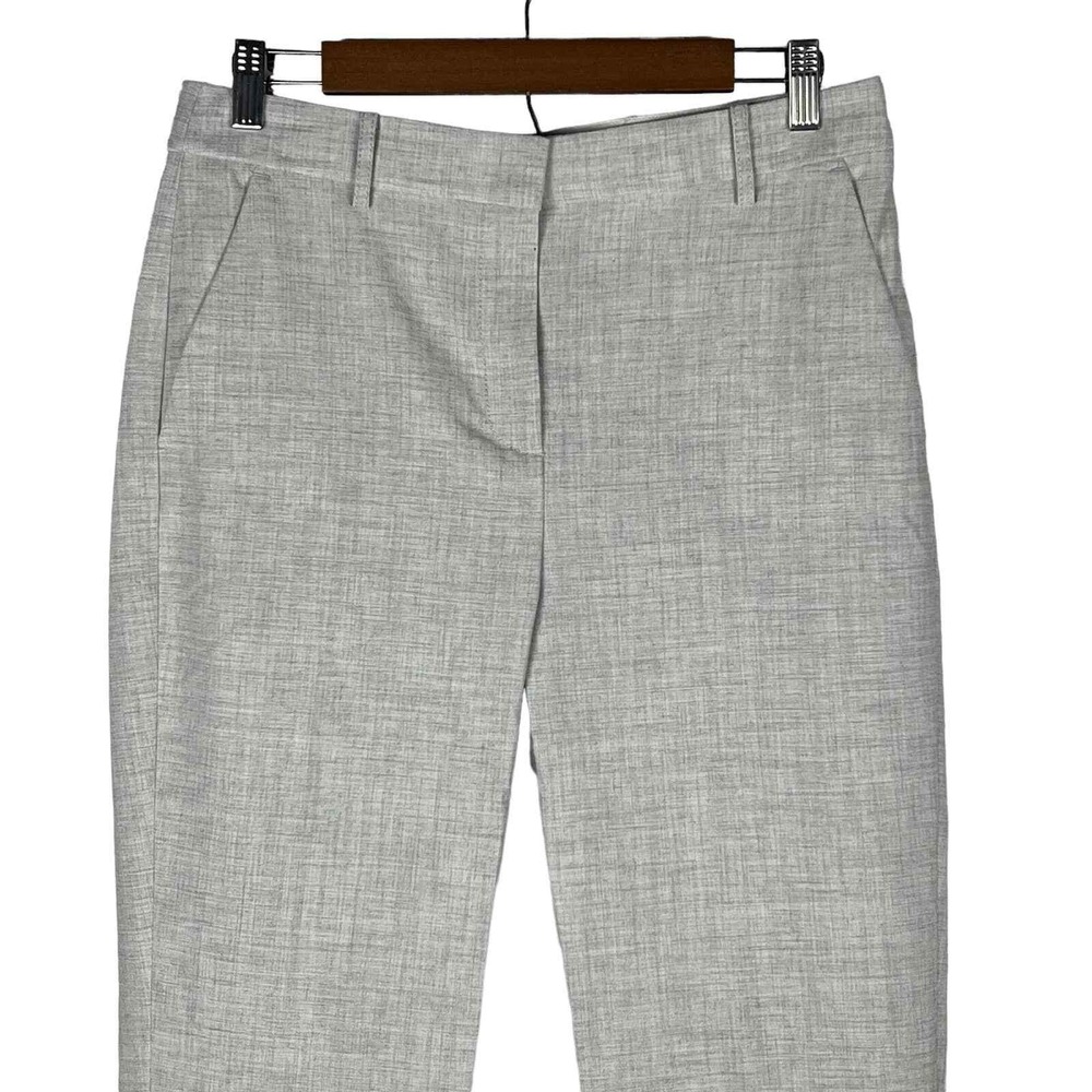 Rebecca Taylor Tailored Clean Suiting Pants‎ Light Heather Career Trouser 8 NWT - Picture 7 of 16
